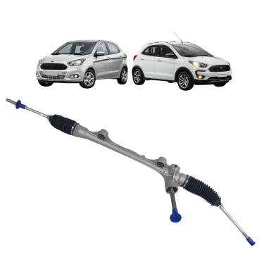 Imagem de Caixa De Direção Mecânica Para Coluna Elétrica Ford Ka 2020 Nakata 