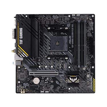 Imagem de ASUS Placa-mãe TUF Gaming A520M-PLUS (WiFi) AMD AM4 (3ª geração Ryzen™) microATX (suporte M.2, Wi-Fi 802.11ac, DisplayPort, HDMI, D-Sub, USB 3.2 Gen 1 Type-A e cabeçalhos Aura Endereçáveis Gen 2)
