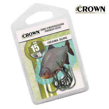 Imagem de Anzol Crown Iseama  Black 16 c/ 10uni-Unissex