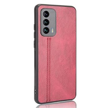 Imagem de Capa adequada para MEIZU 18 capa de celular estilo couro escudo robusto 360° protege seu telefone capa de cor retrô para MEIZU 18