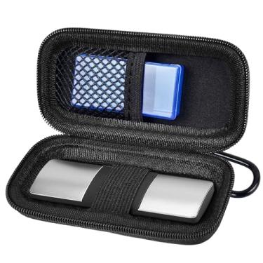 Imagem de Capa para monitor cardíaco compatível com AliveCor Kardia Mobile ECG/para KardiaMobile 6L para dispositivos Apple e Android - apenas capa (preto escuro)