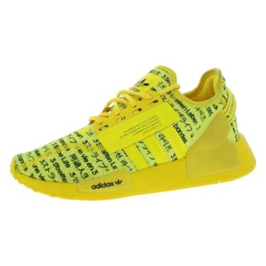 Imagem de adidas Tênis infantil NMD_R1 V2, Amarelo/preto-amarelo, 17