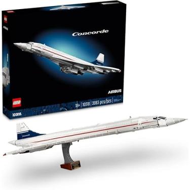 Imagem de LEGO Ícones: Aeronave Concorde - Kit de construção de 2083 peças (10318)