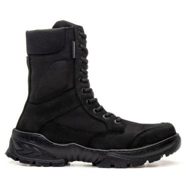 Imagem de Bota Coturno Militar Couro Leopard Padrão Exército Brasileiro - Franbo