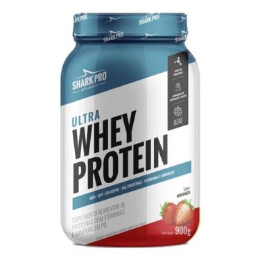 Imagem de Ultra Whey Pote 907g Shark Pro, MORANGO