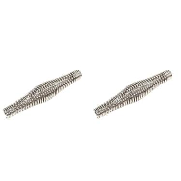 Imagem de 2 Peças 4.3/5.5 Aço Inoxidável Alça de Mola para Churrasco Aço Inoxidável Churrasqueira Alça Molas para Fogão a Lenha Forno Fumante Acessórios para Churrasco