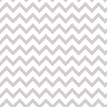 Imagem de Papel De Parede Lavável Chevron Cinza Claro 12m - Colaí