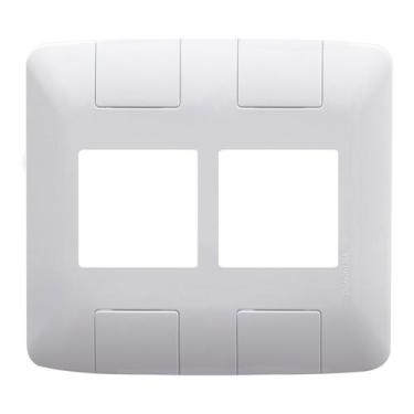 Imagem de Placa Aria 4 Módulos 4x4 Branco Tramontina, Branco