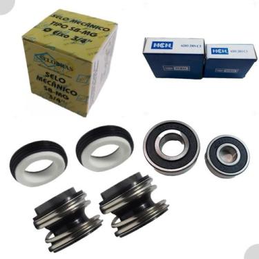 Imagem de Kit reparo Bomba Dancor PF CHS 17 22 Selo Mecânico Rolamento