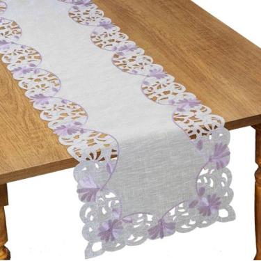 Imagem de Caminho De Mesa Bege 40X135Cm Rafimex