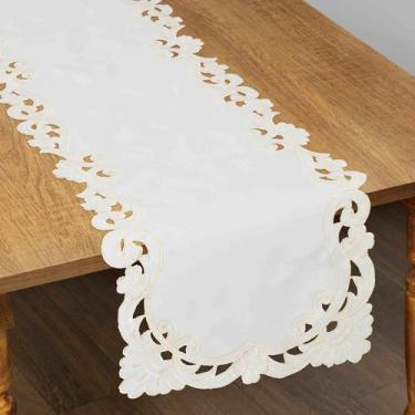 Imagem de Caminho De Mesa Bege 38x210Cm Rafimex