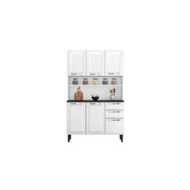 Imagem de Itatiaia - Armário de Cozinha Pratika 120cm 6 Portas e 2 Gavetas Itatiaia