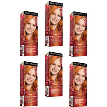 Imagem de Beauty Color Tintura 76.44 RUIVO ABSOLUTO TESTE 45gr (06 Unidades) Cor