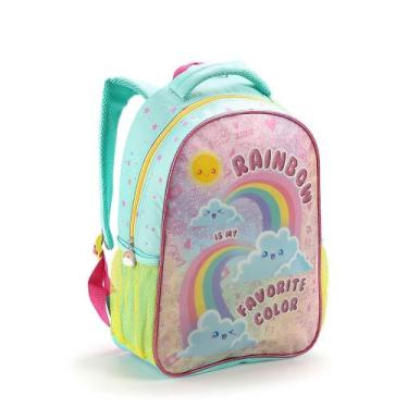 Imagem de Mochila infantil 16" arco-iris - seanite - PERSONAGEM