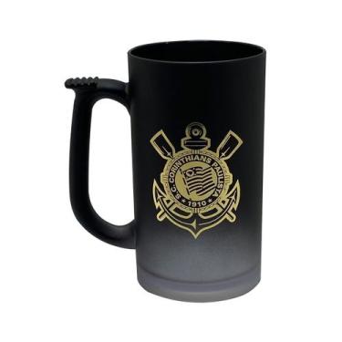Imagem de Caneca Chopp 500Ml Degradê Corinthians SCCP Licenciado - Cebola e Tatu