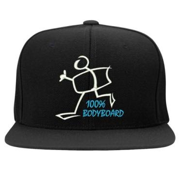 Imagem de Boné Bordado - 100% Bodyboard - Hipercap