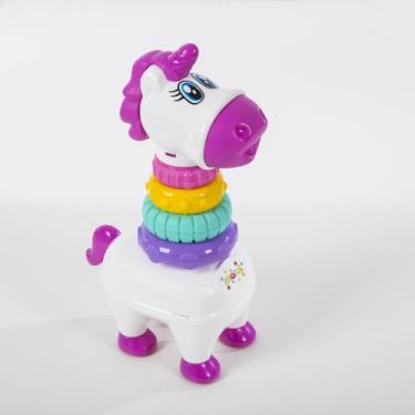 Imagem de Unicórnio Blocos Didático Baby Pony Solapa - Maral