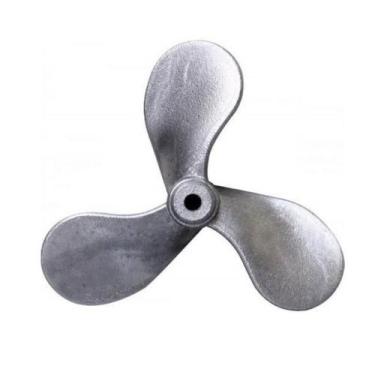 Imagem de Hélice Motor Rabeta Com 3 Pás 6,5 5,5 Hp Em Alumínio Barco - Funditex,