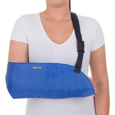 Imagem de Tipoia Para Braço Simples Em Naylon Velpeau Bilateral Azul - Artipé, P