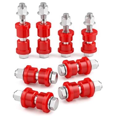 Imagem de Kit de buchas dianteiras Club Car Ds com porca de parafuso, mola inferior dianteira do carrinho de golfe e buchas e mangas de poliuretano do braço superior dianteiro para 1992-Up Club Car DS, peças de