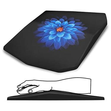 Imagem de VENUSDALI Mouse pad ergonômico, tapete de mouse portátil e confortável, adequado para computadores, laptops, escritórios, casa e viagens, base antiderrapante, lavável à mão, mousepad com suporte de