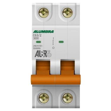 Imagem de Disjuntor Din Bipolar 63A - ALUMBRA