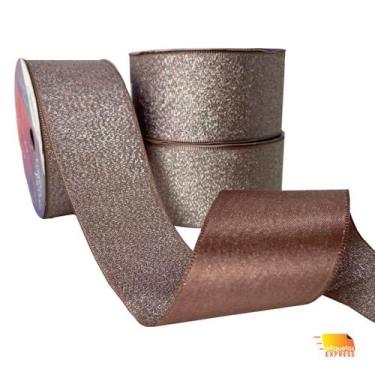 Imagem de Fita Cetim Lurex 38mm  Presente  Lembrancinha  Laços - Cinderela Fitas