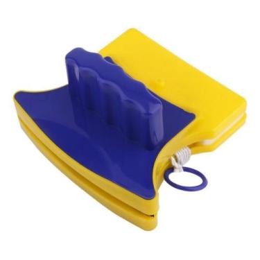 Imagem de Esponja Rodo magnético Limpa Vidros canto janelas Dupla Face - ZEM