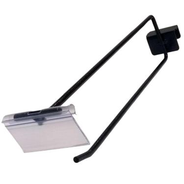 Imagem de Gancho Simples 20 Un Com Porta Etiqueta Para Gôndola 30cm Amapá