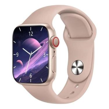 Imagem de Relógio Intelignte Smartwatch Ws93 Max Rosa Academia, Treino, Esportes