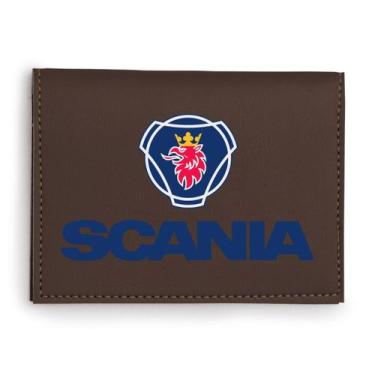 Imagem de Carteira Porta Cartão P/ Rg Cnh Cédulas Cartões Para Scania - LUALKI S