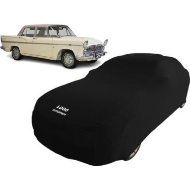 Imagem de Capa Carro Antigo Simca Chambord Tufão Máxima Proteção - Mz, Preta