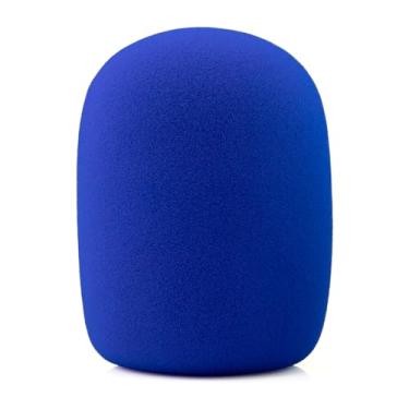 Imagem de LEFXMOPHY AT2020 Filtro pop, para-brisas para Audio-Technica AT-2020 AT-2035 AT-2040 AT-2050 ATR2500 ATR2500X AT-4040 Microfones Espuma Capa de Microfone Tela Azul