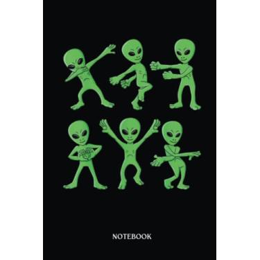 Imagem de Alien Notebook: Dancing Aliens Dance Challenge Boys Girls Kids Halloween | Alien Journal, Lined Journal Ufo, Ufo Journal, Lined Journal Alien, Size 6 X 9", 120 Pages.