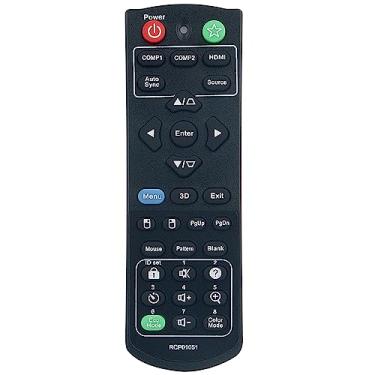 Imagem de Substituição de controle remoto RCP01051 compatível com projetor ViewSonic PJD5153 PJD5255 PJD5253 PJD5555W PJD5155 PJD5250 PJD5151 PJD5150 PJD7835HD VS15872 VS15871 VS141 15 VS15874 PJD5555LW VS15873