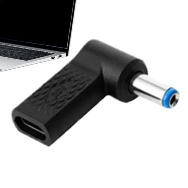 Imagem de Adaptador USB C para DC, Adaptador de plugue USB C para barril | Plugue de barril de anel de carregamento rápido para adaptador USB C Plugue adaptador de carregamento | Adaptador de carregador de cone