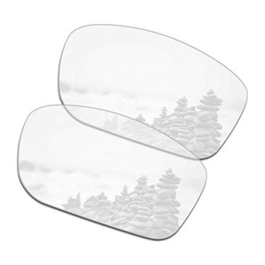 Imagem de SmartVLT Lentes de substituição transparentes HD masculinas para óculos de sol Oakley Mainlink OO9264