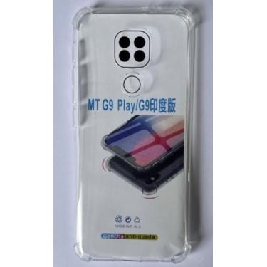 Imagem de Capa Capinha Case Moto G9 Play Silicone Premium Aveludada com proteção