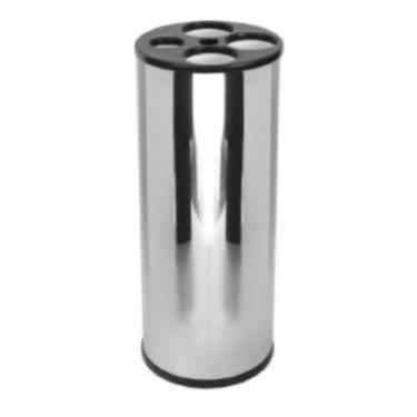 Imagem de Lixeira Dispensador De Copos De Agua E Café Aço Inox 30L - JSN