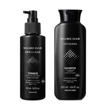 Imagem de Combo Malbec Club Antiqueda: Shampoo 250ml + Tônico Capilar 100ml