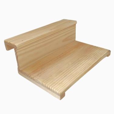 Imagem de Prateleira De Sacada Mesa de Varanda Ajustável Madeira Maciça (90)