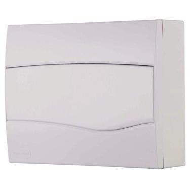 Imagem de Quadro De Distribuição De Sobrepor 12 Din Ou 8 Nema Tramontina Com Por