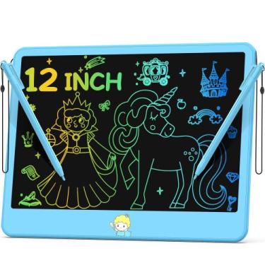 Imagem de Tablet de Escrita LCD Hockvill 12 Polegadas - 2 Canetas Azuis - Para C