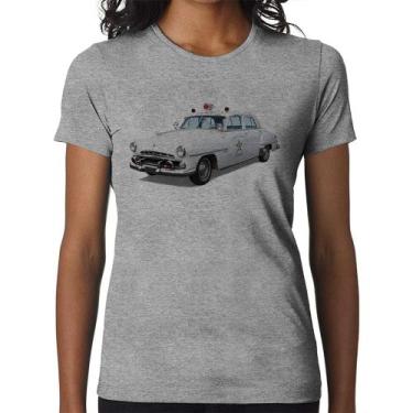 Imagem de Baby Look Sheriff Car - Foca na Moda, Cinza, P