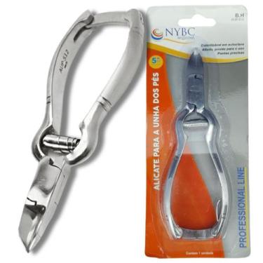 Imagem de Alicate de Unha dos Pés Inox - NYBC Beauty - Acabamento Escovado e Cor