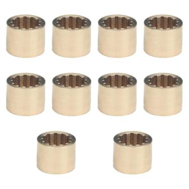 Imagem de Deevoka 10pcs Billiard Cue Ferrules Pool Cue Stick Ferrules Kits portáteis de reparo leve, 10.5 Mm