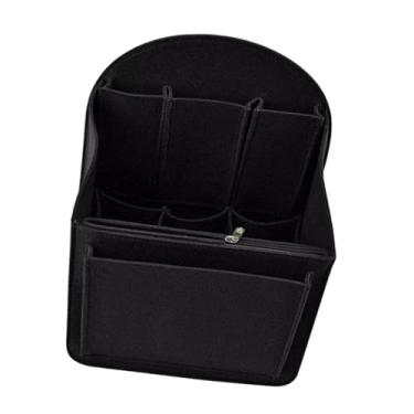 Imagem de UxicRuya Purse Organizer Insert Organizer Bag Liner Divisor Destacável Organizador de Bolsa Interior Bolsa para Bolsas Underxuncadas de Duffel, Tote, Preto