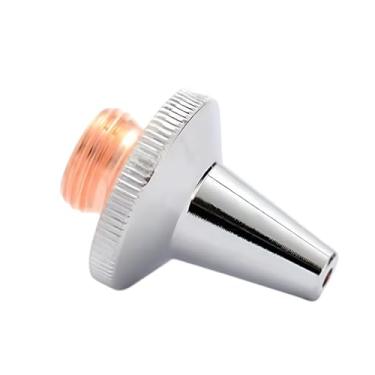 Imagem de SENFENG 1 peça bocal de tubo 3D a laser de fibra M8 duplo 1,2 para Raytools WSX Boci Precitec D15 M8 H19 para cabeça de corte a laser camada dupla calibre 1,0-5,0 mm