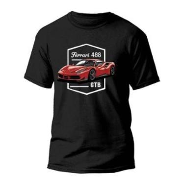 Imagem de Camiseta Carro Ferrari 488 - REF1360-Masculino