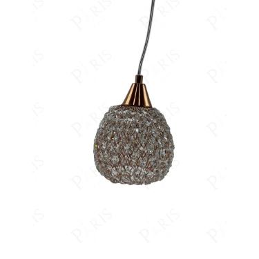 Imagem de Pendente Cristais Ouro Rose 17cm 1G9 PE-031/1 Mais Luz